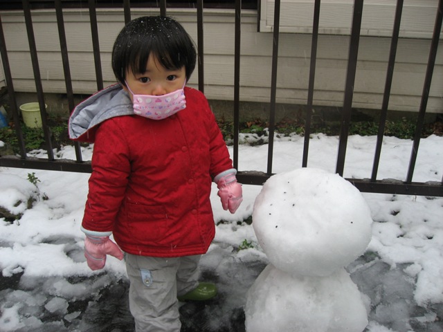 雪～＆おえかき